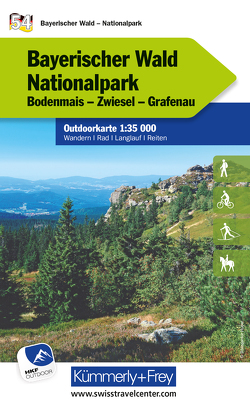 Bayerischer Wald Nationalpark Nr. 54 Outdoorkarte Deutschland 1:35 000