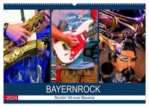 Bayernrock – Rockin‘ All over Bavaria (Wandkalender 2024 DIN A2 quer), CALVENDO Monatskalender von Utz,  Renate