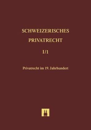 Bd. I/1: Privatrecht im 19. Jahrhundert von Caroni,  Pio