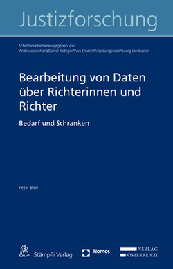 Bearbeitung von Daten über Richterinnen und Richter von Bieri,  Peter