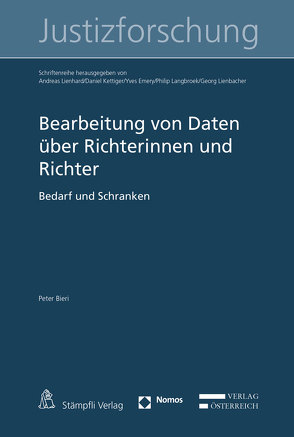 Bearbeitung von Daten über Richterinnen und Richter von Bieri,  Peter