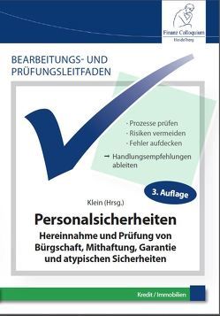 Bearbeitungs- und Prüfungsleitfaden: Personalsicherheiten von Klein,  Dr. Jochen, Müller,  Michaela