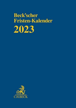 Beck’scher Fristen-Kalender 2023