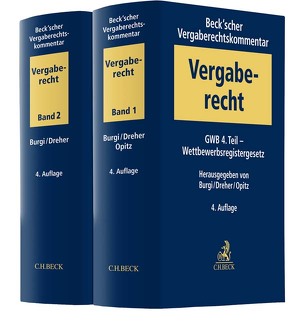 Beck’scher Vergaberechtskommentar Gesamtwerk von Burgi,  Martin, Dreher,  Meinrad