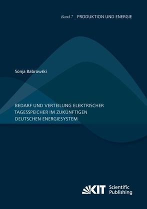 Bedarf und Verteilung elektrischer Tagesspeicher im zukünftigen deutschen Energiesystem von Babrowski,  Sonja