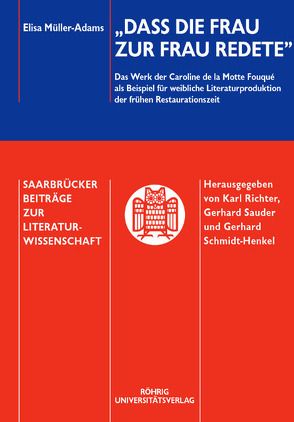 „… bedenke, daß die Frau zur Frau redete“ von Müller-Adams,  Elisa