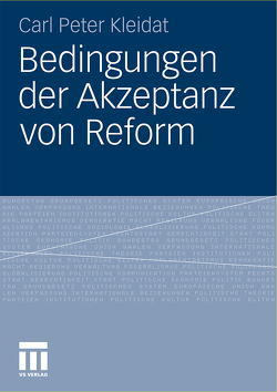 Bedingungen der Akzeptanz von Reform von Kleidat,  Carl Peter