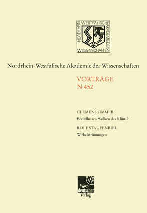 Beeinflussen Wolken das Klima?. Wirbelströmungen von Simmer,  Clemens