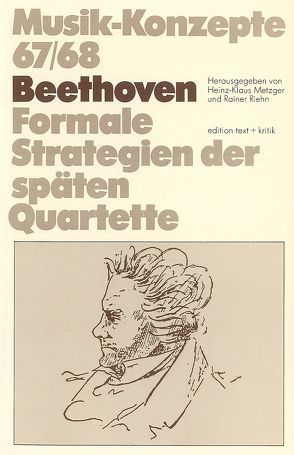 Beethoven von Metzger,  Heinz-Klaus, Riehn,  Rainer