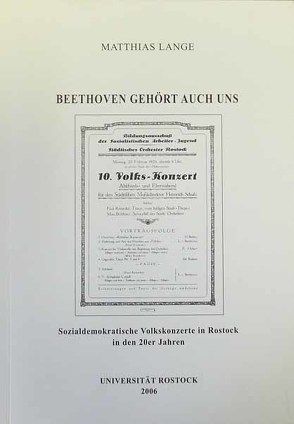 Beethoven gehört auch uns von Lange,  Matthias