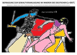 BEFRAGUNG ZUR GEWALTVERANLAGUNG IM INNEREN DES DEUTSCHEN [s=f(P)^²] von Deutschland,  (SP: D) Sozialkritische Professionals:, KESSELINGNITZ,  MARTINA, LEBAUDY ,  JACQUES