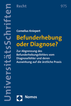 Befunderhebung oder Diagnose? von Kniepert,  Cornelius