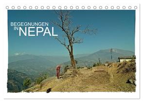 BEGEGNUNGEN IN NEPAL (Tischkalender 2024 DIN A5 quer), CALVENDO Monatskalender von Wurm,  Achim