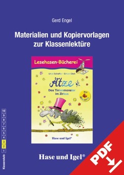 Begleitmaterial: Ätze, das Tintenmonster im Zirkus / Silbenhilfe von Engel,  Gerd