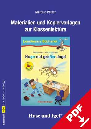 Begleitmaterial: Hugo auf großer Jagd / Silbenhilfe von Friedeberg,  Fides, Kranenberg,  Hendrik, Pfister,  Mareike, Slawski,  Wolfgang