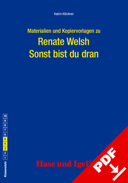 Begleitmaterial: Sonst bist du dran von Klöckner,  Katrin