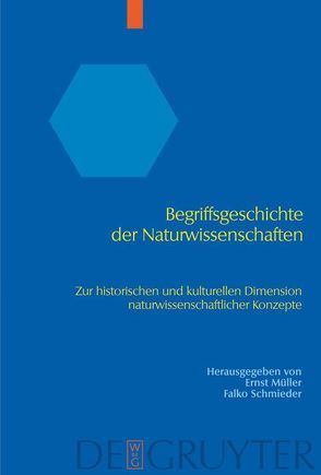 Begriffsgeschichte der Naturwissenschaften von Müller,  Ernst, Schmieder,  Falko