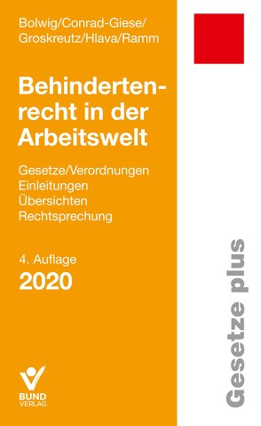 Behindertenrecht in der Arbeitswelt von Bolwig,  Nils, Conrad-Giese,  Maren, Groskreutz,  Henning, Hlava,  Daniel, Ramm,  Diana