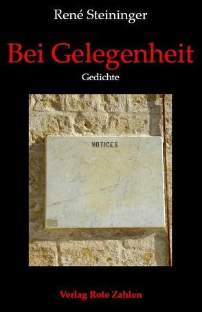 Bei Gelegenheit von Steininger,  René