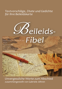 Beileidsfibel von Jöhren,  Gabriele