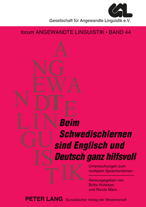 «Beim Schwedischlernen sind Englisch und Deutsch ganz hilfsvoll» von Hufeisen,  Britta, Marx,  Nicole