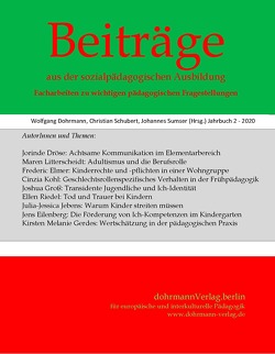 Beiträge aus der sozialpädagogischen Ausbildung von Dohrmann,  Wolfgang, Schubert,  Christian, Sumser,  Johannes