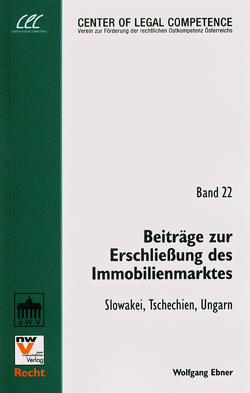 Beiträge zur Erschließung des Immobilienmarktes von Ebner,  Wolfgang