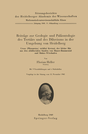 Beiträge zur Geologie und Paläontologie des Tertiärs und des Diluviums in der Umgebung von Heidelberg von Heller,  F.