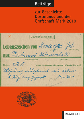 Beiträge zur Geschichte Dortmunds und der Grafschaft Mark 2019