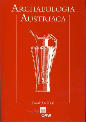 Beiträge zur Ur- und Frühgeschichte Österreichs, Band 90/2006 von Institut für Ur- u.Frühgeschichte Universität Wien