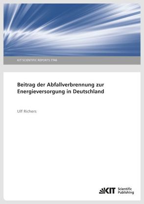 Beitrag der Abfallverbrennung zur Energieversorgung in Deutschland von Richers,  Ulf