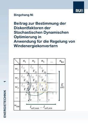 Beitrag zur Bestimmung der Diskontfaktoren der Stochasti-schen Dynamischen Optimierung in Anwendung für die Rege-lung von Windenergiekonvertern von Ni,  Bingchang