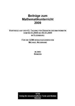 Beiträge zum Mathematikunterricht 2009 von Neubrand,  Michael