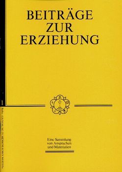 Beiträge zur Erziehung von Kalinowski,  Petra von