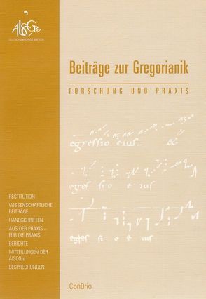 Beiträge zur Gregorianik von Dostal,  Christian