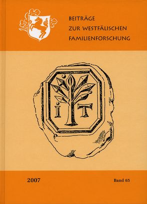 Beiträge zur westfälischen Familienforschung von Wunschhofer,  Jörg