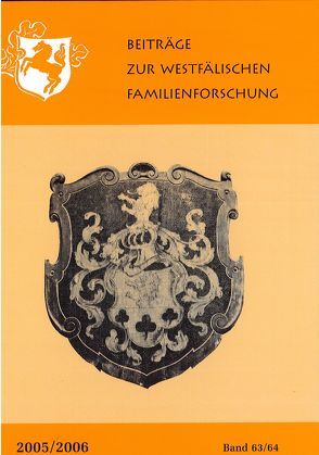 Beiträge zur westfälischen Familienforschung von Wunschhofer,  Jörg