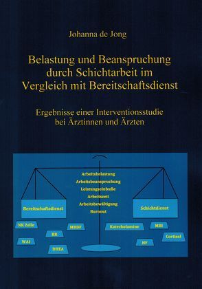 Belastung und Beanspruchung durch Schichtarbeit im Vergleich mit Bereitschaftsdienst von Jong,  Johanna de