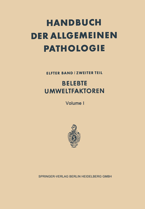 Belebte Umweltfaktoren von Bader,  R.-E., Klamerth,  O., Nauck,  E. G., Piekarski,  G., Poetschke,  G., Roulet,  F., Scheidegger,  S., Vogel,  H.