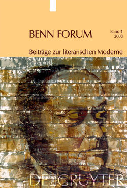 Benn Forum / 2008/2009 von Gottfried-Benn-Gesellschaft, Hof,  Holger, Kraft,  Stephan