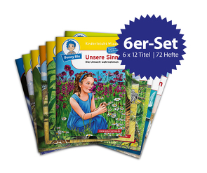 Benny Blu – Set Bleib gesund 12 x 6 Titel ( 72 Wissensbücher ) von Verschiedene