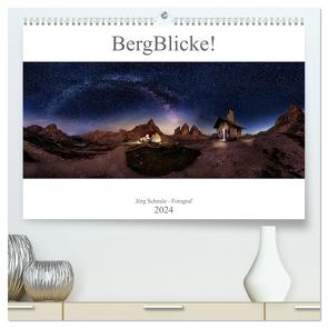 BergBlicke! (hochwertiger Premium Wandkalender 2024 DIN A2 quer), Kunstdruck in Hochglanz von Schmöe,  Jörg