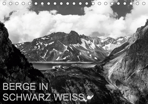 BERGE IN SCHWARZ WEISS (Tischkalender 2021 DIN A5 quer) von Dzikowski,  Thomas