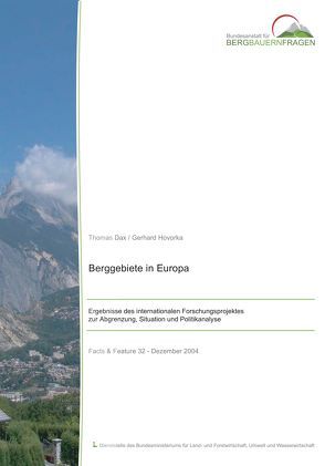 Berggebiete in Europa von Dax,  Thomas, Hovorka,  Gerhard