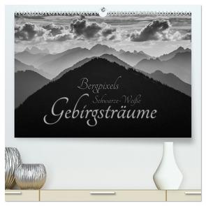 Bergpixels Schwarz-Weiße Gebirgsträume (hochwertiger Premium Wandkalender 2024 DIN A2 quer), Kunstdruck in Hochglanz von Bergpixel Major,  Maik