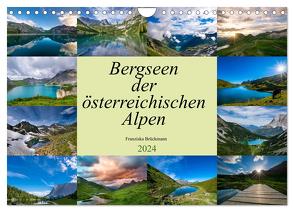 Bergseen der österreichischen Alpen (Wandkalender 2024 DIN A4 quer), CALVENDO Monatskalender von Brückmann,  Franziska