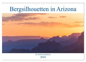 Bergsilhouetten in Arizona (Wandkalender 2024 DIN A3 quer), CALVENDO Monatskalender von Hitzbleck,  Rolf