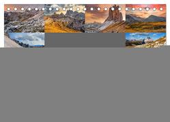 Bergwanderung Dolomiten rund um die Drei Zinnen (Tischkalender 2024 DIN A5 quer), CALVENDO Monatskalender von Meutzner,  Dirk