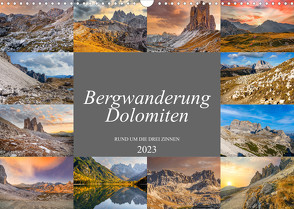 Bergwanderung Dolomiten rund um die Drei Zinnen (Wandkalender 2023 DIN A3 quer) von Meutzner,  Dirk