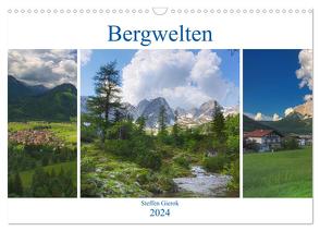 Bergwelten (Wandkalender 2024 DIN A3 quer), CALVENDO Monatskalender von Gierok,  Steffen